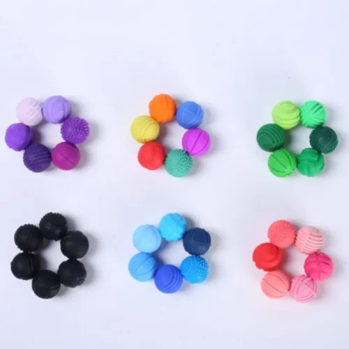 Colorful magnetic silicone sensory ball, ideal for stress relief and anti-anxiety