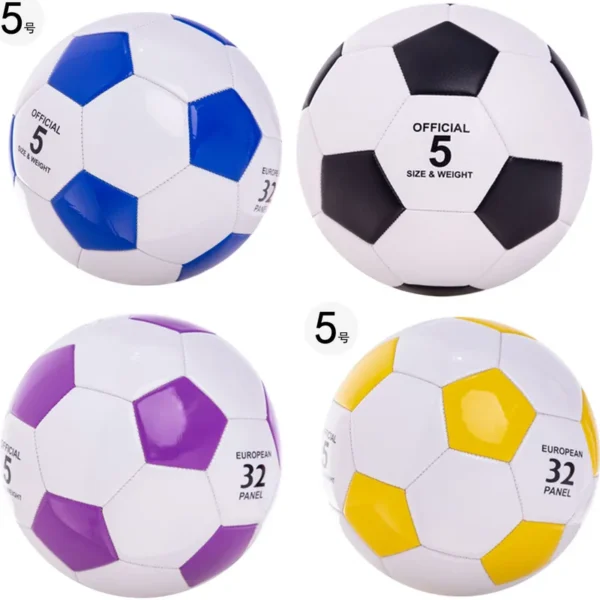 High-quality machine-stitched soccer ball for youth training and match play