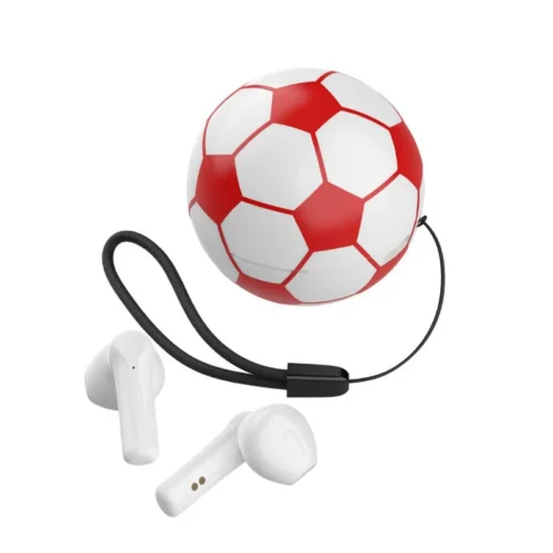 2026 World Cup themed TWS wireless earbuds with charging case for soccer fans